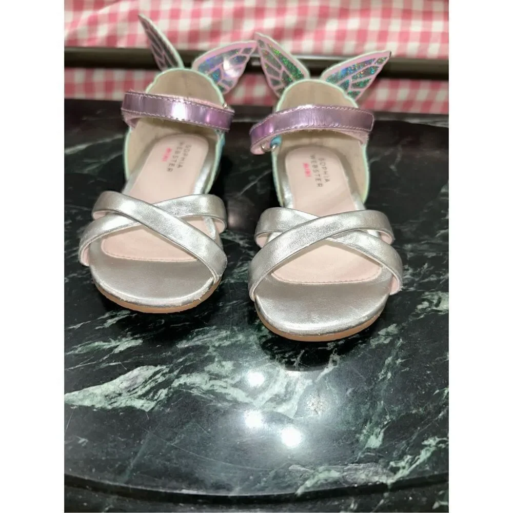 Sophia Webster mini butterfly toddler shoes sz 24 /7